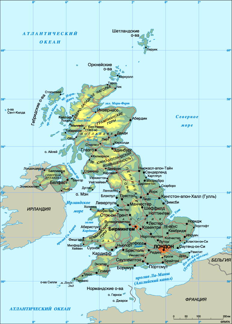 Map of United Kingdom