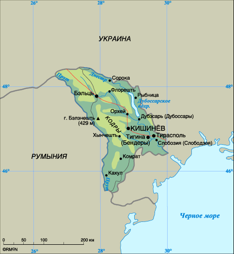 Map of Moldova