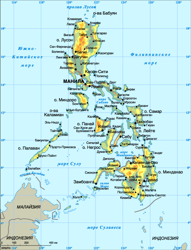 Map of Philippines