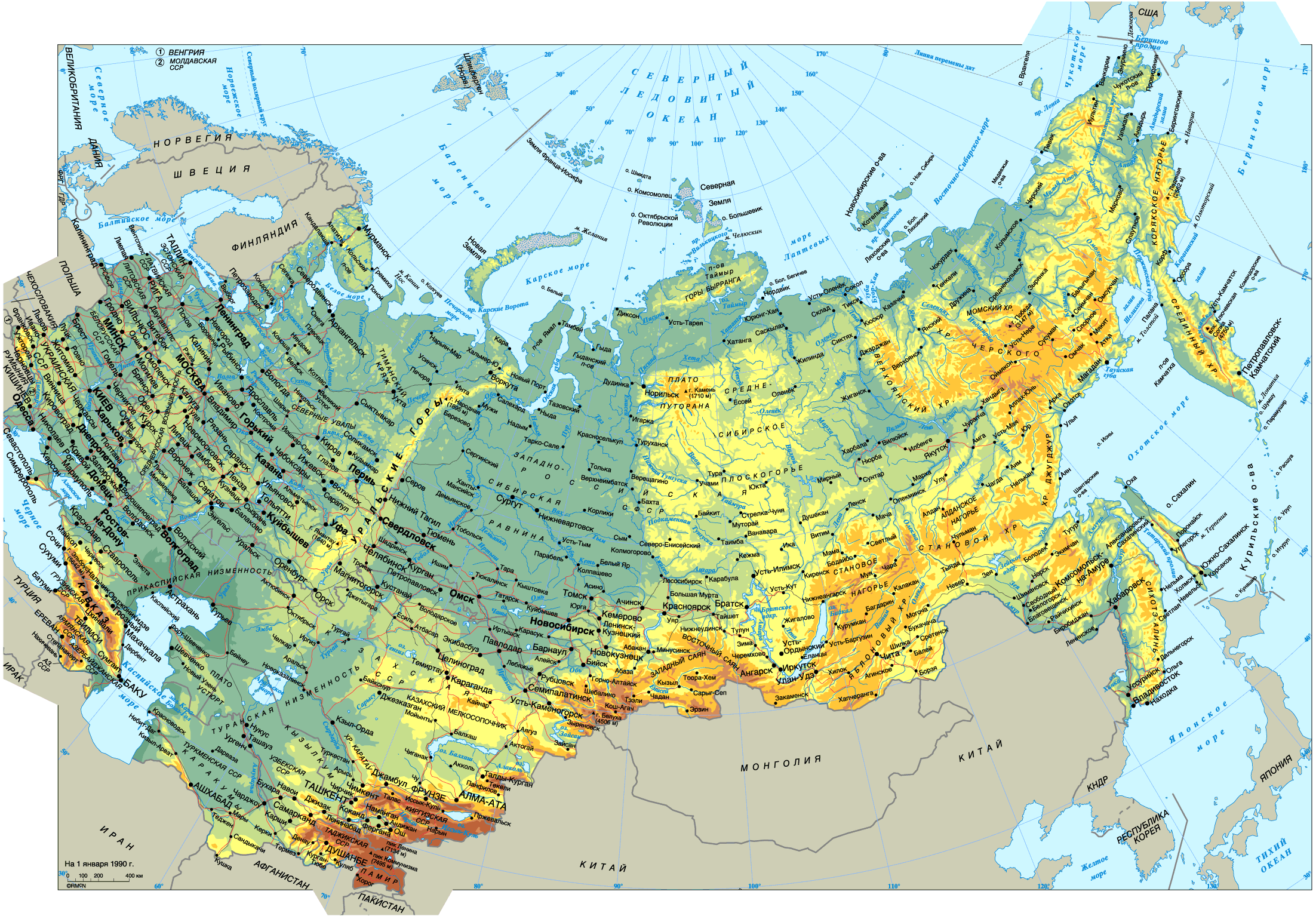 Map of USSR