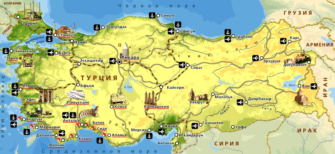 Map of Turkey