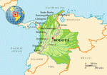 Map of Colombia