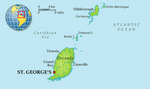 Map of Grenada