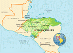 Map of Honduras