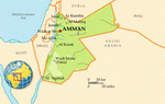 Map of Jordan