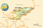 Map of Kyrgyzstan