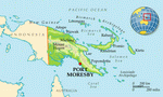 Map of Papua New Guinea