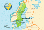 Map of Sweden