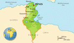 Map of Tunisia