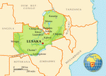 Map of Zambia