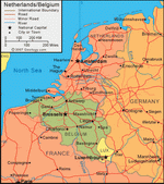 Map of Belgium