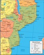 Map of Mozambique