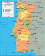 Map of Portugal