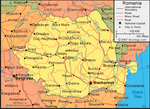 Map of Romania