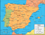 Map of Spain