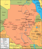 Map of Sudan