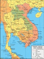 Map of Vietnam