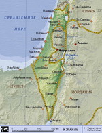 Map of Israel