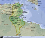 Map of Tunisia