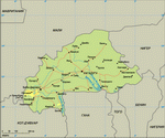 Map of Burkina Faso