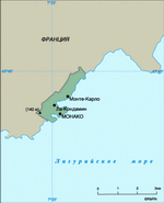 Map of Monaco