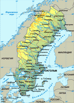 Map of Sweden