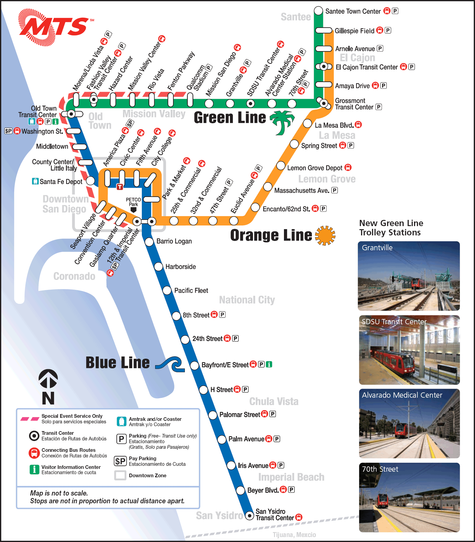 Metro Map Of San Diego Metro Maps Of United States Planetolog Com