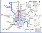 Metro map of Bangkok