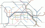 Metro map of Berlin