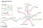 Metro map of Charleroi