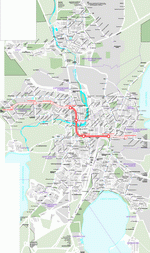 Metro map of Chelyabinsk