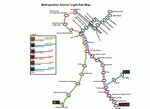 Metro map of Denver
