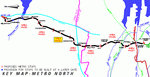 Metro map of Dublin