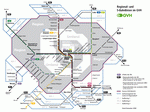 Metro map of Hannover