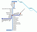 Metro map of Incheon