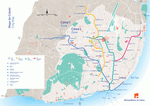 Metro map of Lisbon