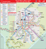 Metro map of Madrid