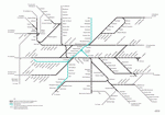 Metro map of Manchester