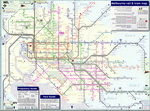 Metro map of Melbourne