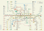 Metro map of Munich