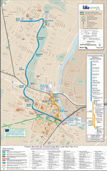 Metro map of Newark