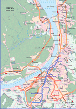 Metro map of Perm