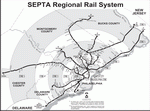 Metro map of Philadelphia