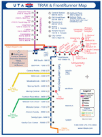 Metro map of Salt Lake City