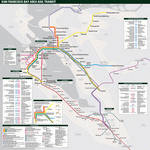 Metro map of San Francisco