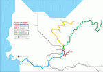 Metro map of Sassari