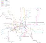 Metro map of Shanghai