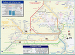 Metro map of Sydney