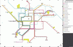 Metro map of Wroclaw