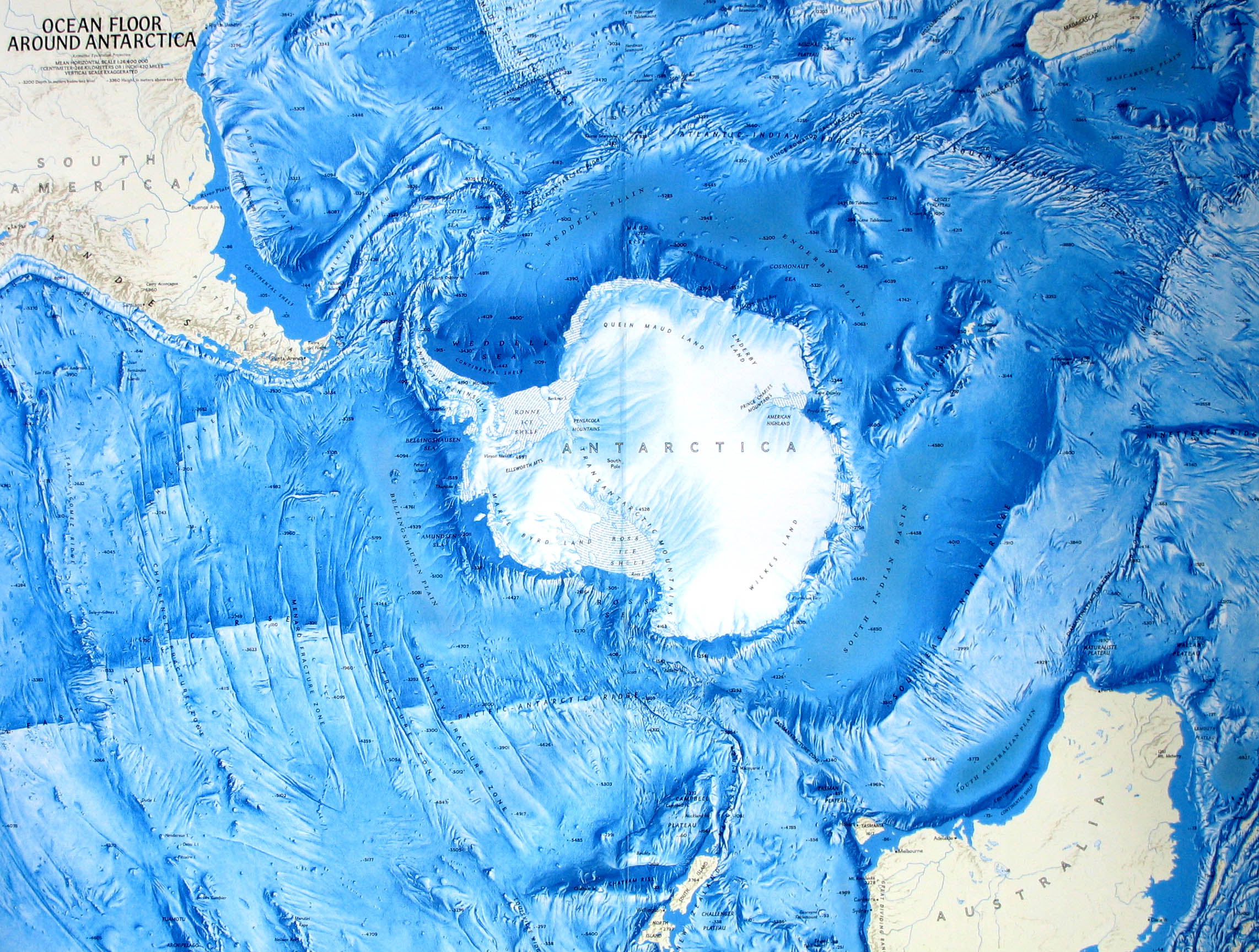 Map of Antarctica